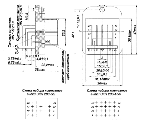 ������������� ����������� ���203-15/5(�����),���203-6/2 (�������)